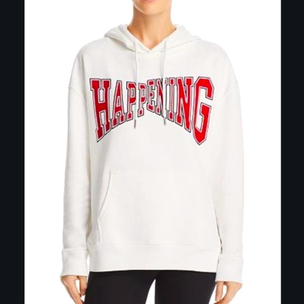 SANDRO Happening hooded graphic sweatshirt